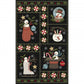 Panel - Snow Days - Flannel - Charcoal - By Bonnie Sullivan for Maywood