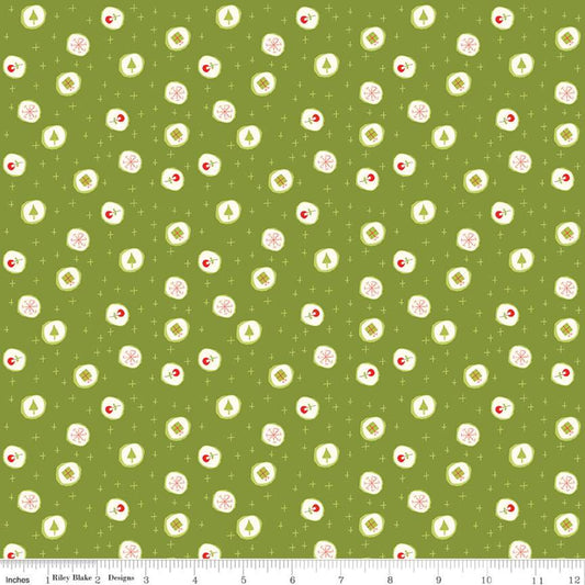 Last half metre - Riley Blake - Merry Little Christmas - Candy Green