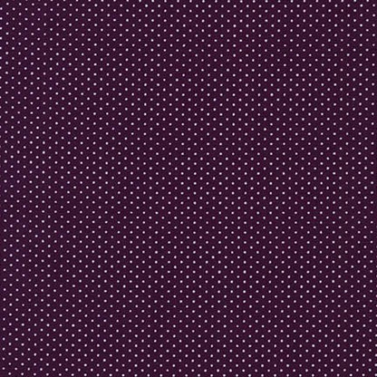 Robert Kaufman Fabrics - Sevenberry Petite Basics  - Pindot on Eggplant