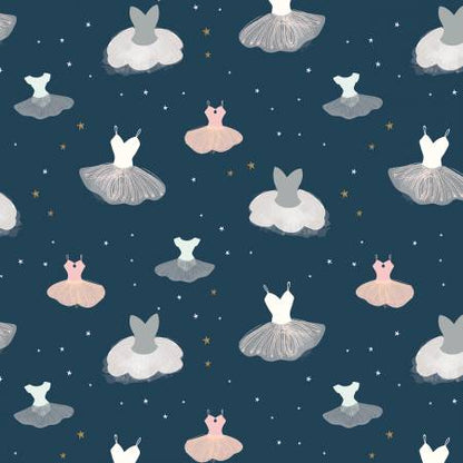 Spin And Twirl - Dresses - Oxford (Navy)  - Riley Blake