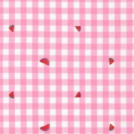 Carolina Shore Prints - Candy Pink - Watermelons - by Robert Kaufman