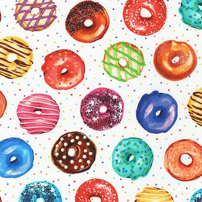 Robert Kaufman - Sweet Tooth - Large Donuts - Priced by the half metre