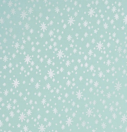 Holiday Classics by Rifle Paper Co.  - Starry Night - Mint Metallic (Silver stars)