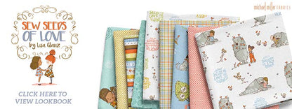Panel - Michael Miller Fabrics  - Friendship - Multi - Sew Seeds of Love by Lisa Glanz Collection
