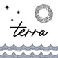 Linen Cotton Mix - Figo Fabrics - Terra Collection - Stars on Super Black
