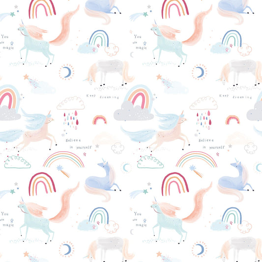 Katia Fabrics - Unicorn is in the Air - Half Metre