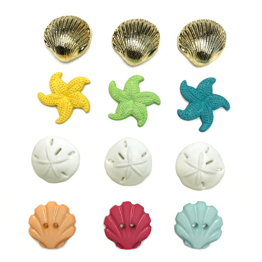 Buttons Galore & More - Beach Treasures Buttons