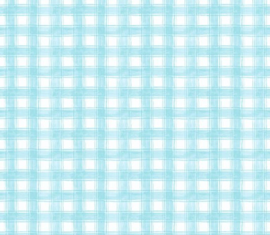 Last cut from bolt - approx 6.5” x width of fabric - Dear Stella - Mint Julep Turquoise