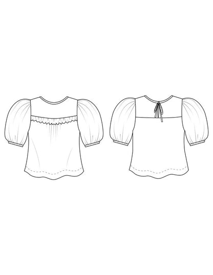 Friday Pattern Co. - The Sagebrush Top Printed Pattern