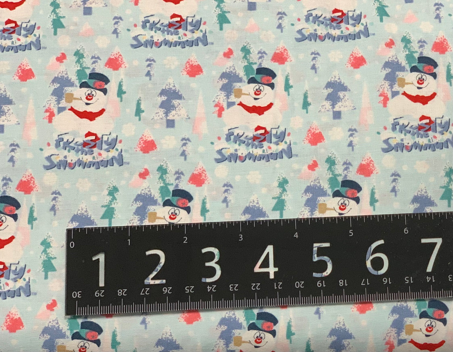 Frosty the Snowman Retro Forest - Light Blue
