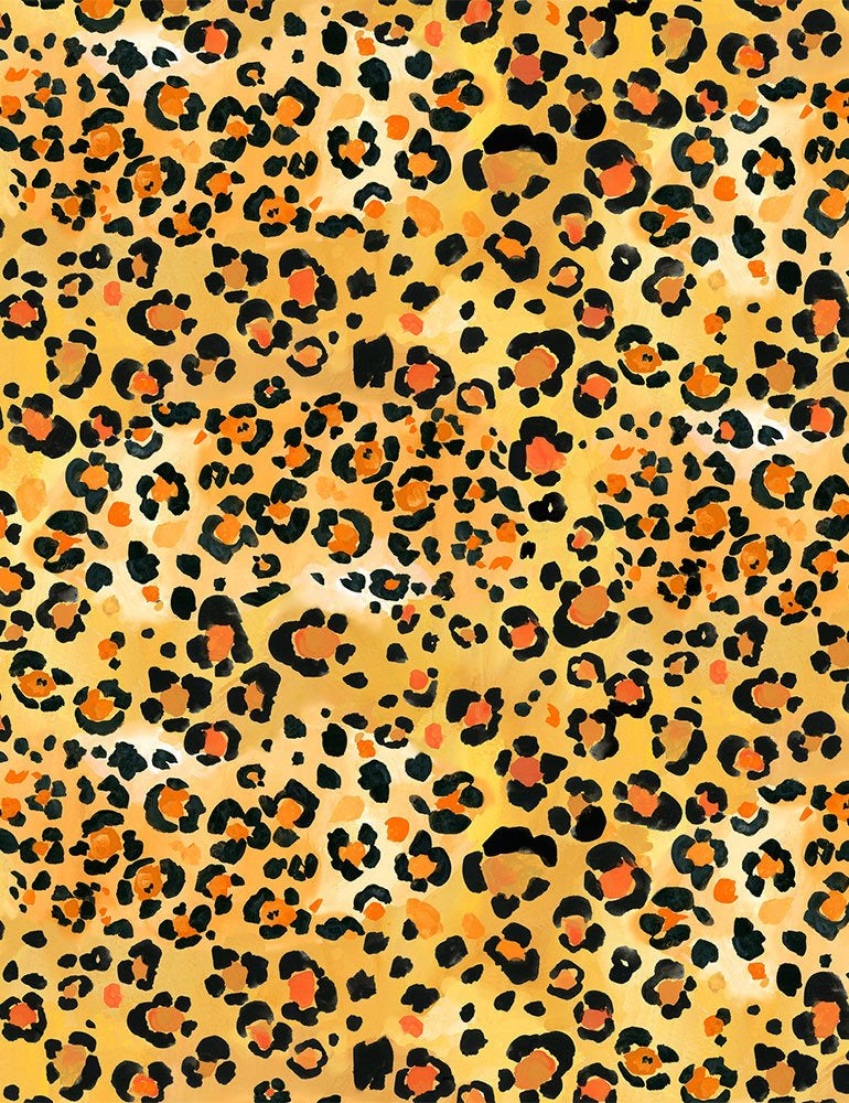 Dear Stella - Paradise Found - Leopard Skin Multi by August Wren for Dear Stella