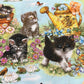 Kitty's Garden - Cats in the Spring - Flowers -  Robert Kaufman