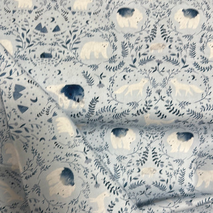Dear Stella -  Polar Bear Toile - Surf - From the Be Brave by Dear Stella Collection