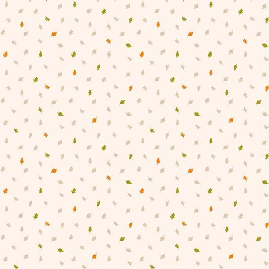 FIGO Fabrics - Summers End -  Fall leaves - Cream