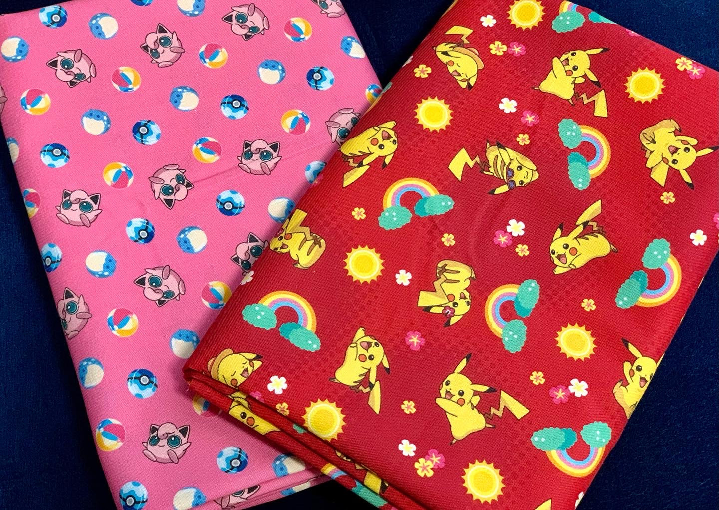 Pokémon - Jigglypuff Pink - Robert Kaufman Fabrics