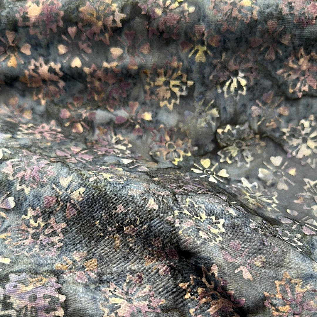 Robert Kaufman Artisan Batiks - Earth - Florals and fall Leaves