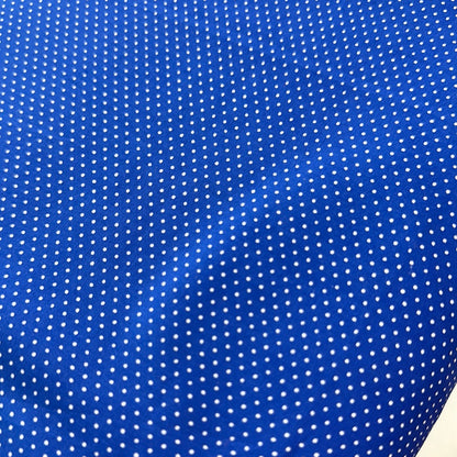 Robert Kaufman Fabrics - Sevenberry Petite Basics  - Pindot on Royal Blue