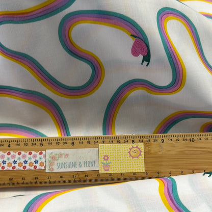 Robert Kaufman - Escargot for it - Snail Stripe - Sweet
