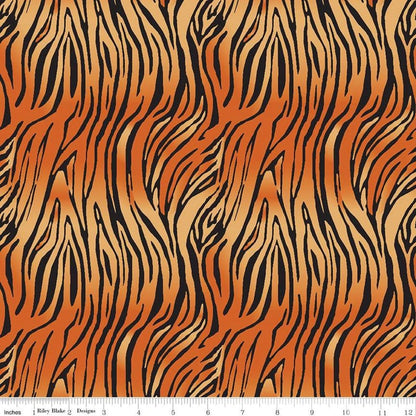 Riley Blake - On Safari- Bengal - Orange
