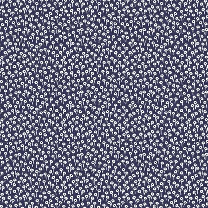 Rifle Paper Co.  - Rifle Paper Company Basics  for Cotton + Steel - Navy