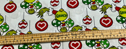 Back in stock- Robert Kaufman - Dr. Seuss - Christmas - How the Grinch Stole Christmas -  Ornaments