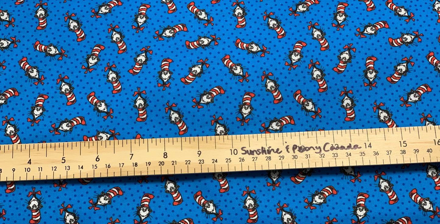 Last 30” x width of fabric A Little Dr. Seuss - The Cat in the Hat by Robert Kaufman