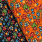 Last cut from bolt approx 13.5” x width of fabric -Shannon Gustafson - SG Floral 2 - Orange