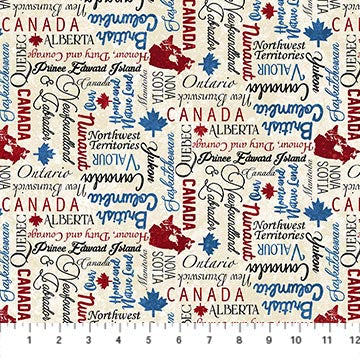 Northcott Fabrics - Oh Canada - Canadian Cities