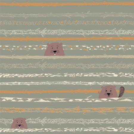 Katia Fabrics - Beavers Tooth and Trees - Cotton