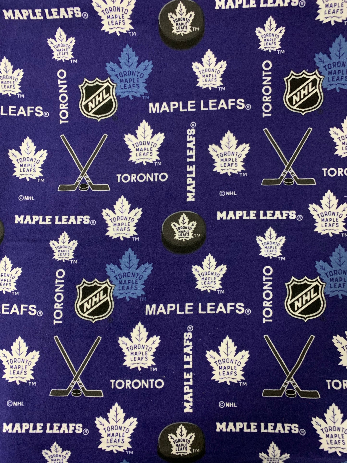 Flannel - NHL Hockey Teams - Toronto Maple Leafs - 1/2 metre