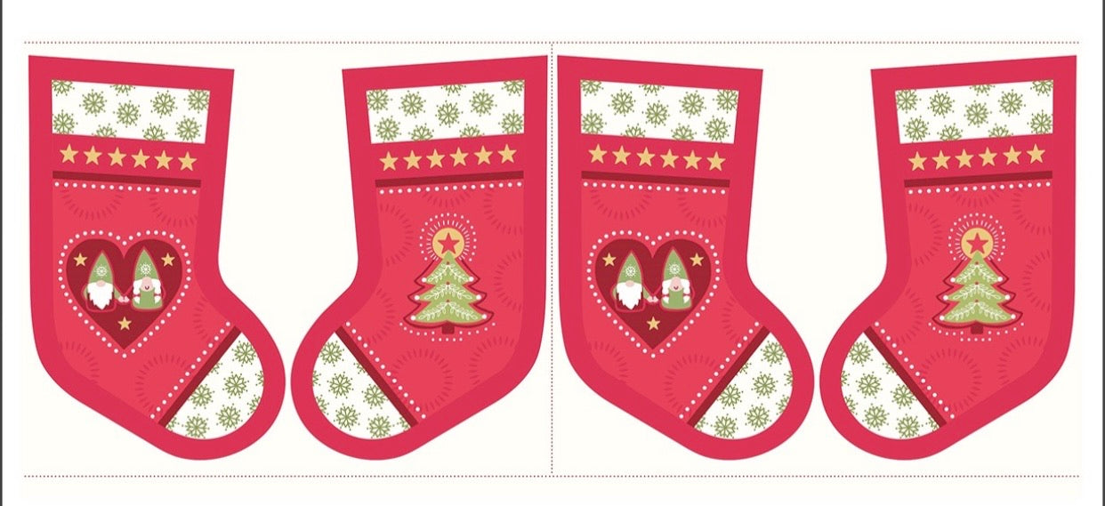 Hygge Christmas by Lewis & Irene  - Stocking Panel