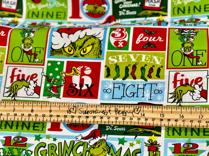 Robert Kaufman - Dr. Seuss - Christmas - How the Grinch Stole Christmas -  Patches