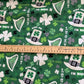 Henry Glass - Green Irish Motifs and Words - Perfect for St. Patrick's Day