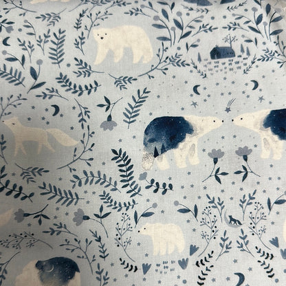 Dear Stella -  Polar Bear Toile - Surf - From the Be Brave by Dear Stella Collection