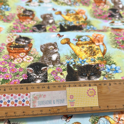 Kitty's Garden - Cats in the Spring - Flowers -  Robert Kaufman
