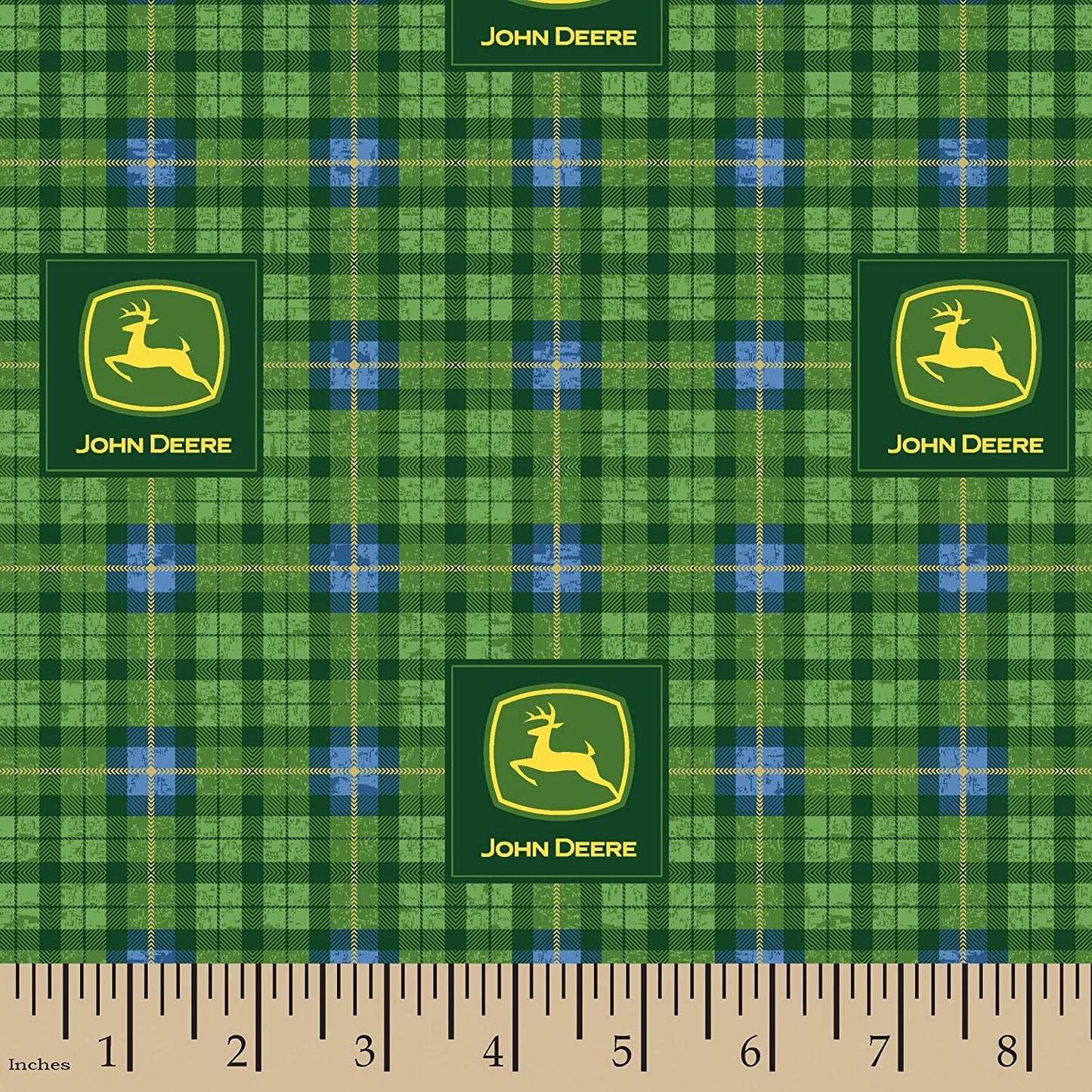Springs Creative - John Deere - Tissu écossais John Deere