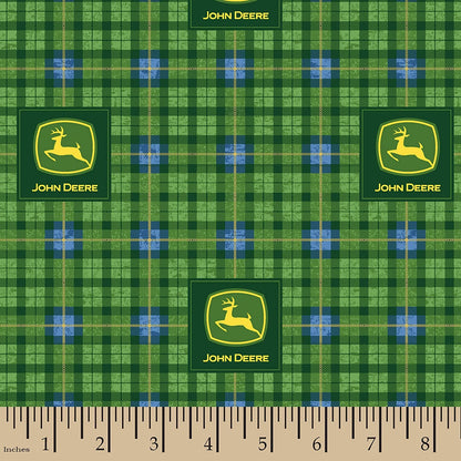 Springs Creative - John Deere - Tissu écossais John Deere