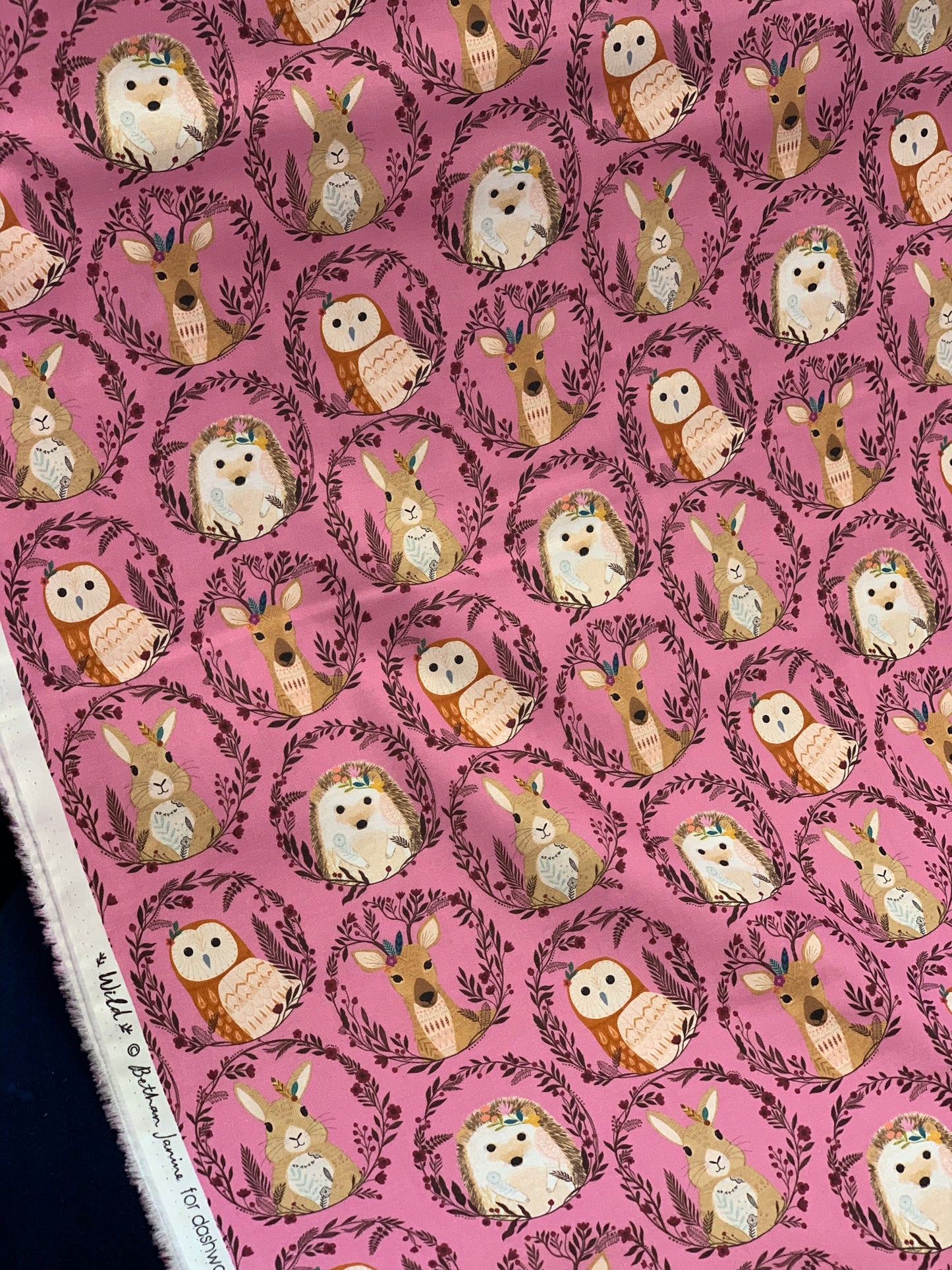 Dashwood Studio - Wild- Forest Friends - Floral Medallions - Pink