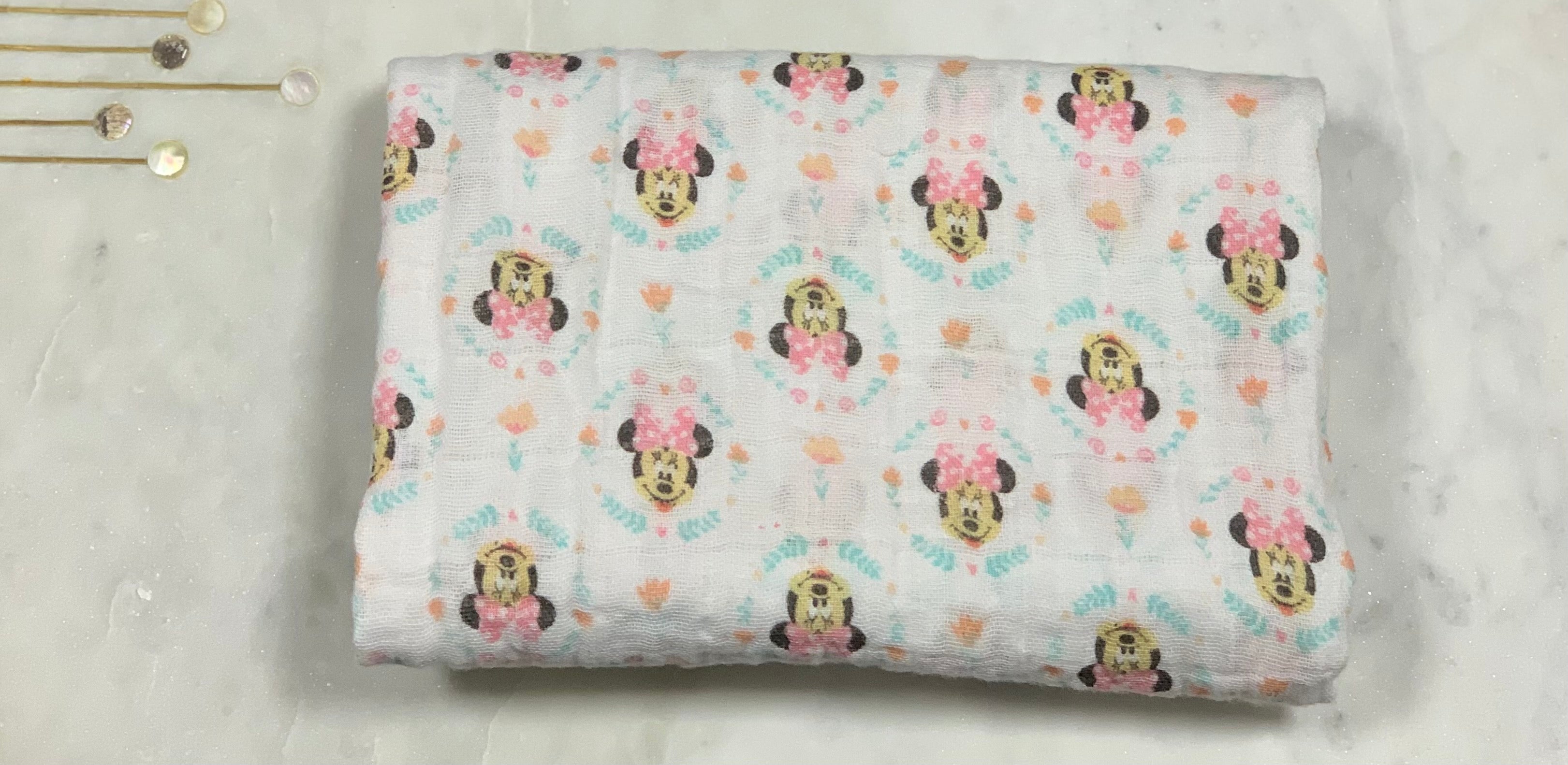 Minnie mouse muslin sale