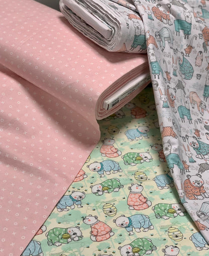 Flannel - Yellow Bears Comfy Flannel - Double Brushed