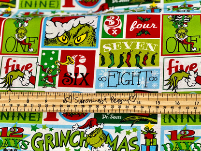 Robert Kaufman - Dr. Seuss - Christmas - How the Grinch Stole Christmas -  Patches