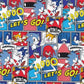 Sonic The Hedgehog - Comic squares - Grey by Robert Kaufman