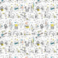 FIGO Fabrics - Band Practice - Cute Musical Animals