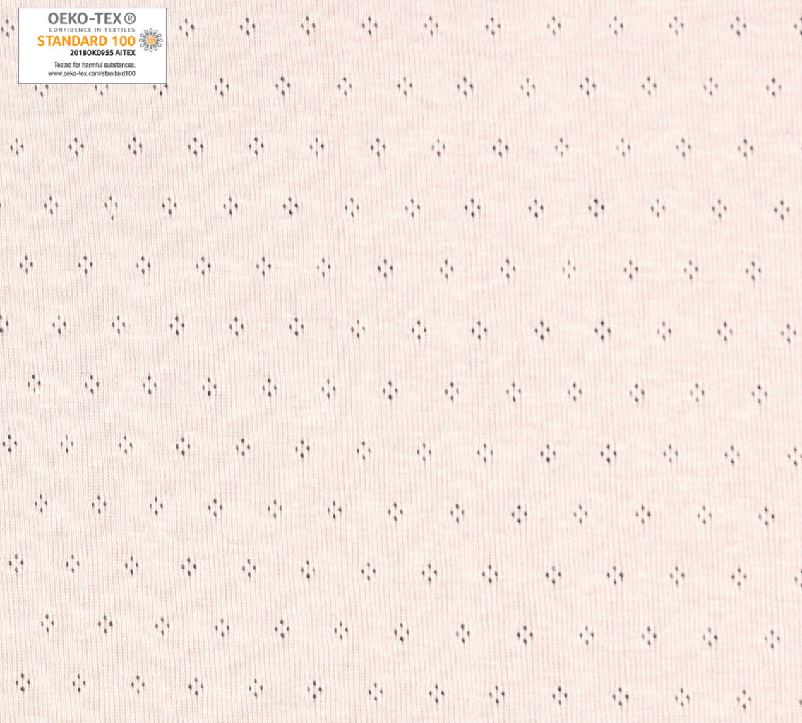 Katia Knit - open work - Baby Knit Fabric - Baby Pink