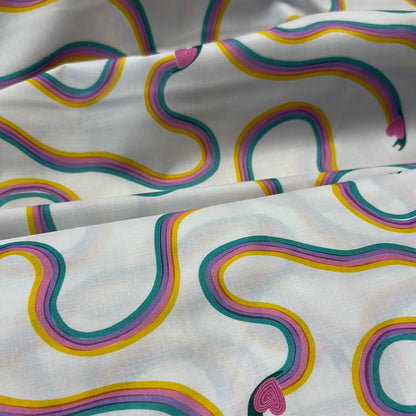 Robert Kaufman - Escargot for it - Snail Stripe - Sweet