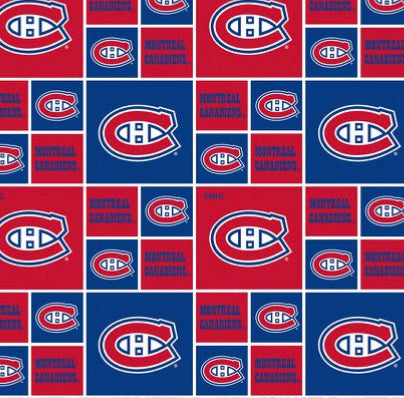 NHL Hockey Teams - Montreal Canadiens - Quilting Cotton