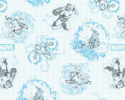 Springs Creative - Marvel  - Sketch Blue