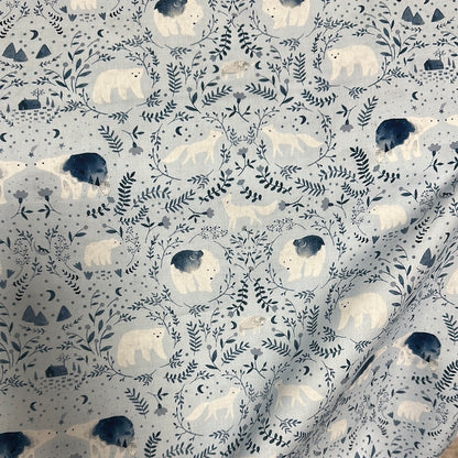 Dear Stella -  Polar Bear Toile - Surf - From the Be Brave by Dear Stella Collection