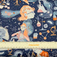 Only Pre-Cut Half Yards Remain - Dear Stella  -  Atomic - By Rae Ritchie Collection - Blueberry