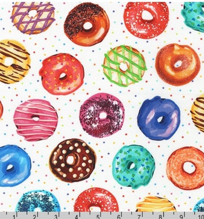 Robert Kaufman - Sweet Tooth - Large Donuts - Priced by the half metre